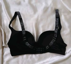 Black Padded Bra FOREVER YOURS" Stra