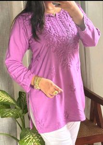 The Purple Paradigm Short Kurti 💜