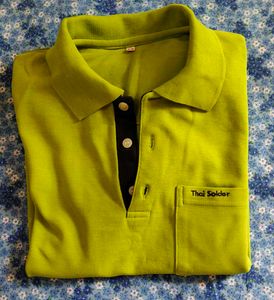 Men's Lime Green Polo T-Shirt