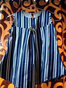 Striped Sleeveless Dress