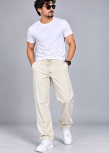 Comfortable Beige Linen Pants