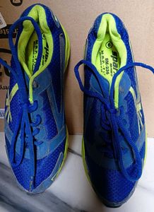 Sparx Blue & Lime Green Sports Shoes