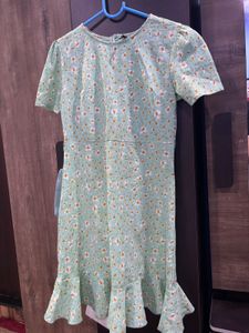 Cute Floral Print Mini Dress 👗