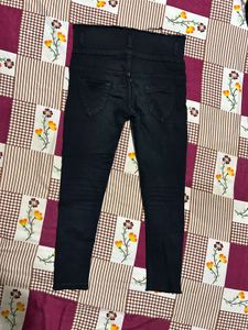 Black High Waist Skinny Jeans | Stretchable | Good