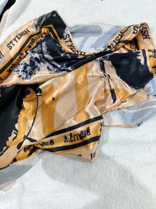 Printed silk Scarf