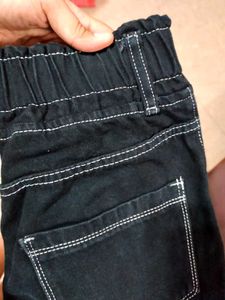 aesthetic Dark Wash Cargo Jeans🫶