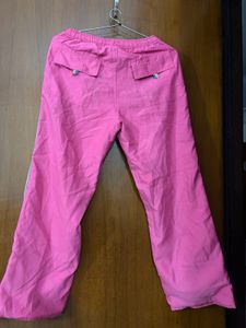 Soft &amp; pink casual trousers