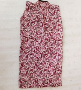 Printed Pink Short Kurti