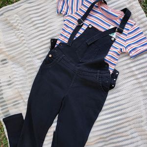 Black Women Dungree/Jumpsuit