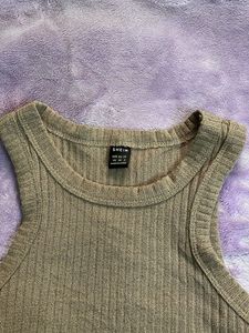 SHEIN Ribbed Knit Tank Top