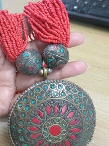 Red Beaded Necklace