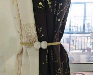 Magnetic Pearl Curtain Tiebacks (Pack of 2)