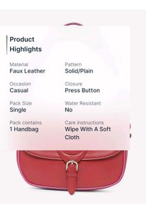 Chic Red Shoulder Bag