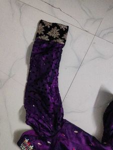 Stunning Purple Ethnic Gown