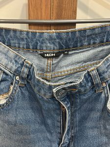 westside waist 32- Trendy Ripped Blue Denim Jeans