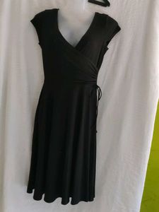 Van Heusen Classic Black Wrap Dress