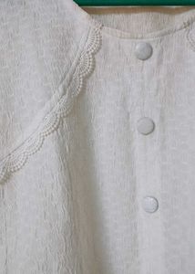 Elegant White Textured top