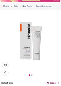Minimalist skincare combo of moisturizer+sunscreen