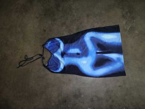 Abstract Print Tie-Up Top