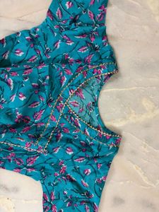 a pretty blue kurti from jaipur only worr it once