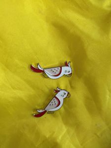 Cute Bird Enamel Pins (Set of 2)