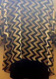 Stylish Chevron Print Blouse