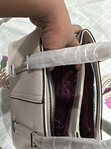Imported Stylish Beige Handbag