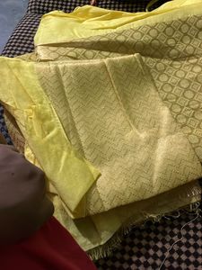 Beautiful Yellow Saree