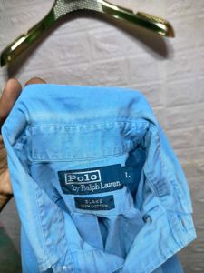 Polo Ralph Lauren Blue Button-Up Shirt