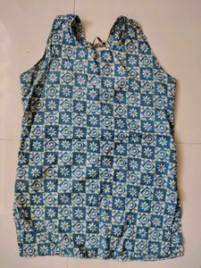 Boho Back Dori Short Kurti
