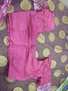 Elegant Pink Banarasi Saree With freebie 🎁
