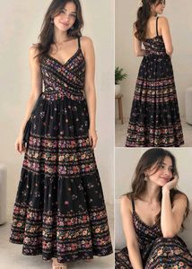 Boho Floral Maxi Dress