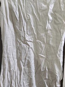 BEIGE ONE PIECE DRESS ( KNEE LENGTH )