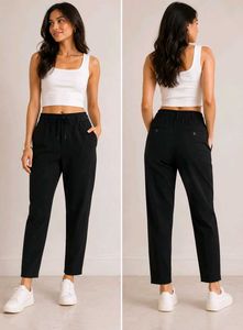 Classic Black Drawstring Pants