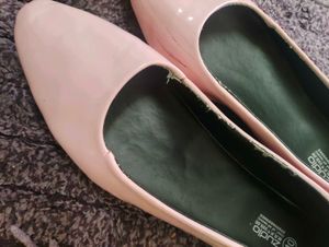 Women's Pink Patent Ballet Flats