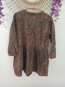 Floral Print Kurti Top