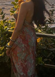 Boho Chic Halter Maxi Dress
