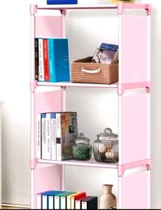 Bookshelf with Assorted Books
