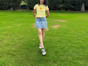 Cute Yellow Graphic T-Shirt