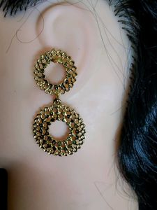 Elegant Purple stone Earrings