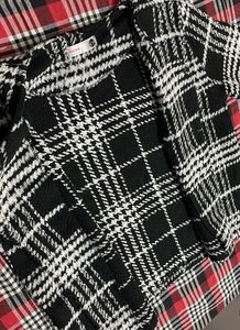 Stylish Plaid coat women
