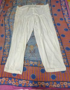 White Cotton Salwar Pants
