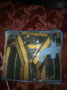 Men Shirt Black And Yellow In Colour