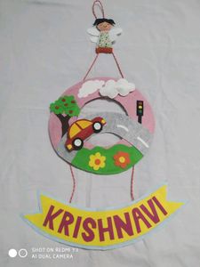 Kid's Name Bunting And Toy Home Decoration