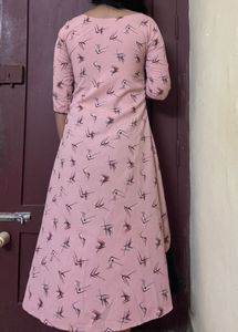 Stylish Pink Printed Kurta