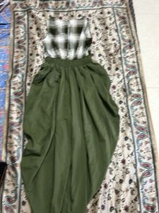 Green Dhoti Kurta Set