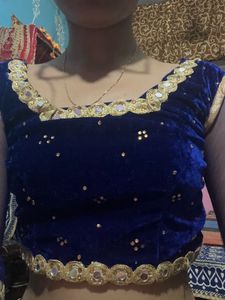 Elegant Pink &amp; Gold Lehenga Choli
