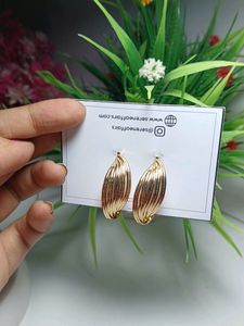 Pack Of 2 Gold Earrings