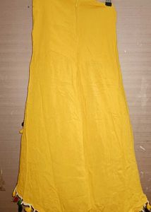 Yellow Top with Tassels