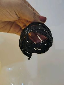 Stylish Black Beaded Bracelet